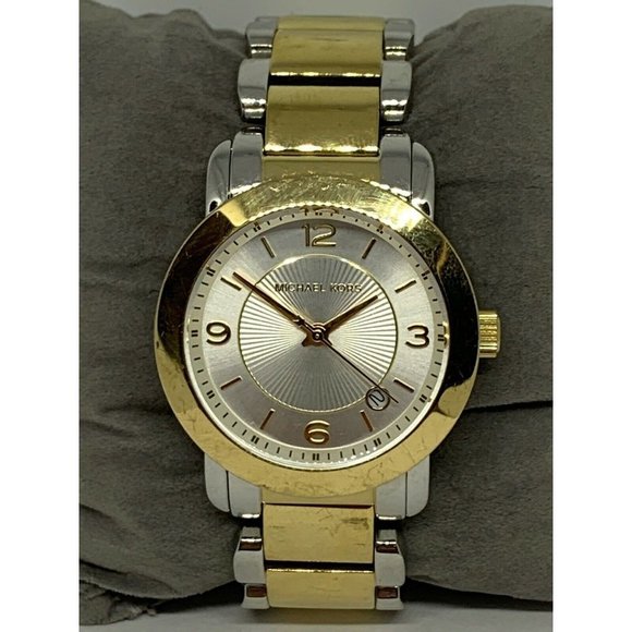 Michael Kors MK3487 Women\'s Two Tone Analog Silver main image 6